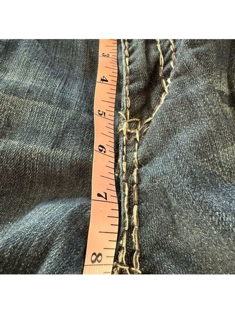 MISS CHIC Low Rise Bootcut Jeans Size 5 - Picture 8 of 13